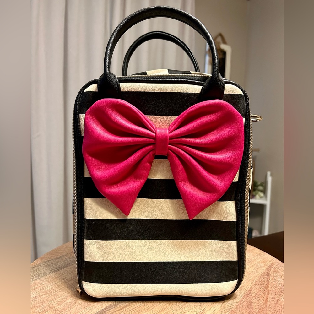 Betsy Johnson Leather Insulated Lunch Tote